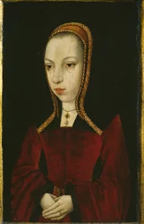Porträt von Margarete von Österreich, ca. 1495